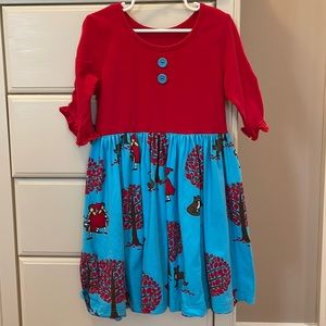 Eleanor Rose Red Riding hood dress 6/7